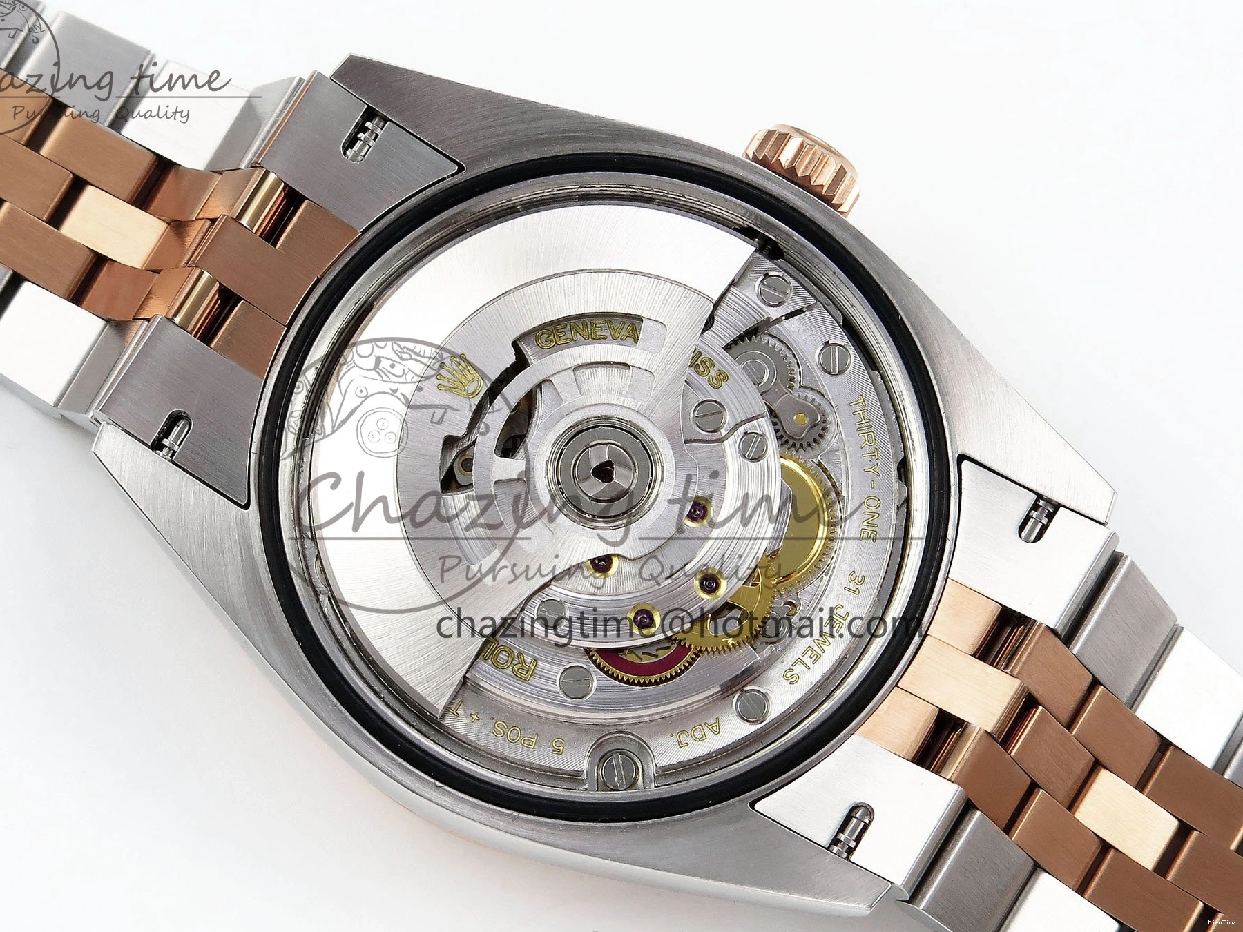 MiroTime 1222 DateJust 36 126231 APF 1:1 Best Edition 904L Steel White Sitck Dial on SS RG Jubilee Bracelet VR OnTrend 1589